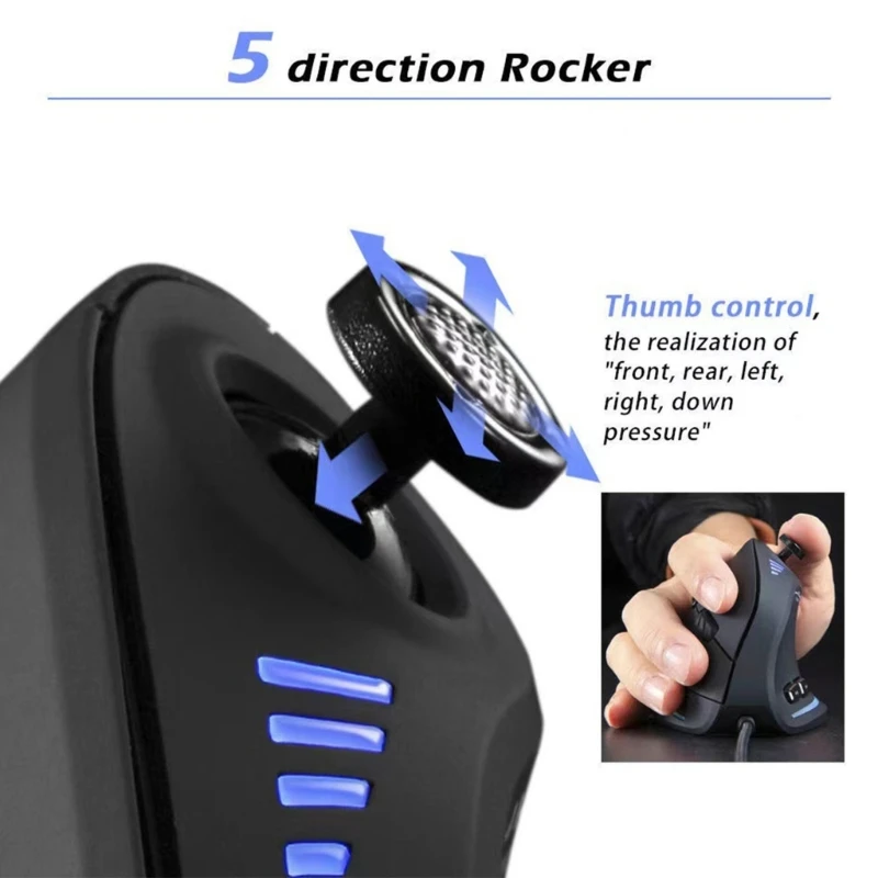 Gaming-Mouse-Ergonomic-Mouse-Programmable-Buttons-Adjustable-10000DPI ...