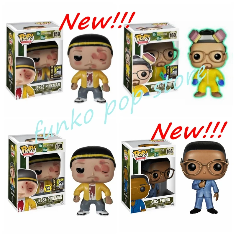 2024 Nuova Televisione Breaking Bad Jessie Pinkman 159 # Walter White 160 # Gus Fring 166 # Action Figure Toys Bambole Regali Giocattoli