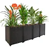 Fast Shipping.home.Reinforced Planter Box, 63"L x 16"W x 20.9"H, Suitable for Porches, Decks, Courtyards, Balconies 1