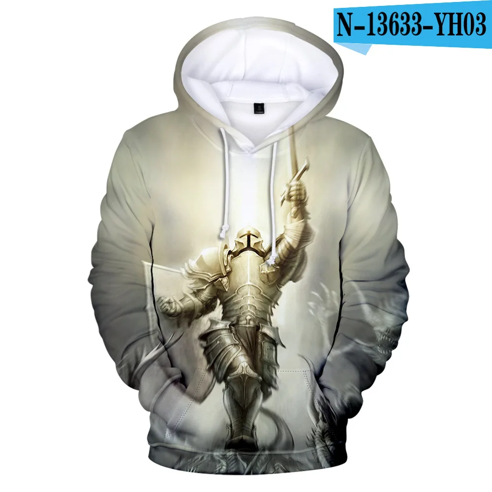 

Hot Popular Game DIABLO Hoodie Men Women High Quality Sweatshirts Plus Size Streetwrar Long Sleeve Game Diablo III Hoodies Coat