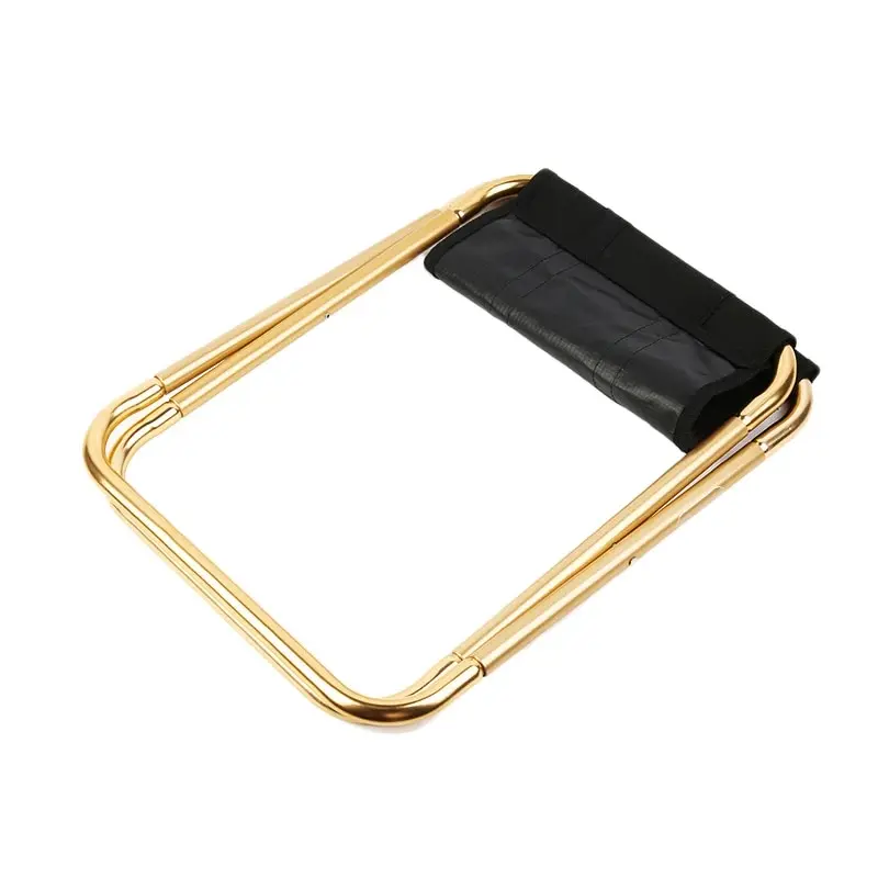 Description Picture 6 of itemOutdoor Camping Chair Golden Aluminum Alloy Folding Chair With Bag Stool Seat Fishing Camping