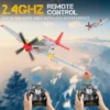 New P51D RC Airplane One-key Aerobatic 2-Ch/4-Ch RC Plane RTF Mustang Aircraft W/Xpilot Stabilization System (761-5 RTF) 2