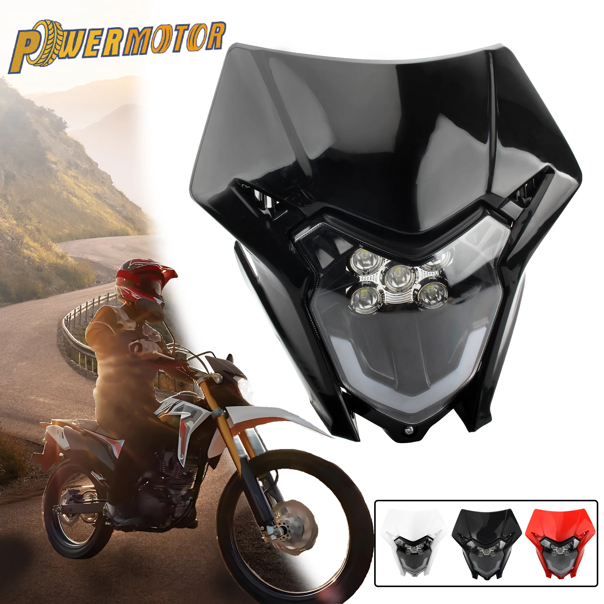 Cubre Puños Mx Honda Crf 150 230 250 - Negro/rojo | Meses Sin Interés - Foto 7