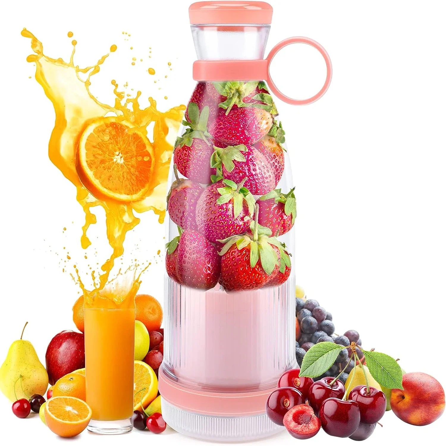 Portable Blender Mini Juicer Machine Shakes Smoothie Blender Rechargeable Blender  Bottle Electric Juicer For Orange Fruit Mixers - AliExpress