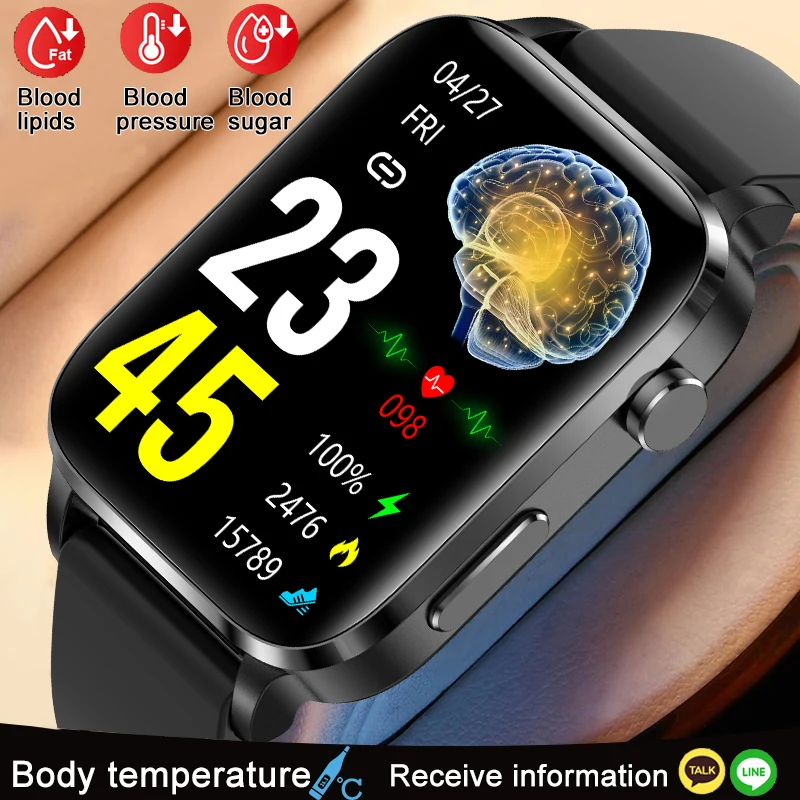 

2022 New Smart Watch Men Laser Treatment Of Hypertension Hyperglycemia Hyperlipidemia Heart Rate Healthy Monitor Men Smart watch