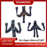 Action Sports Camera Accessories Motorcycle Helmet Chin Mount Strap Stander Phone Holder for Gopro Hero 6/7/8/9 Accessory