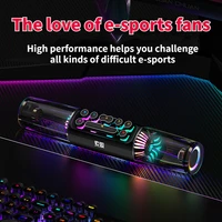Bluetooth Speaker High-power RGB Gaming Speaker Wireless Bass Column Subwoofer 3D Surround Soundbar Computer Speaker 1