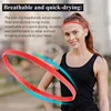 5/10pcs Stretch Sweatband Rubber Yoga Hair Bands Women Men Running Fitness Sports Football Anti-slip Elastic Headband 6