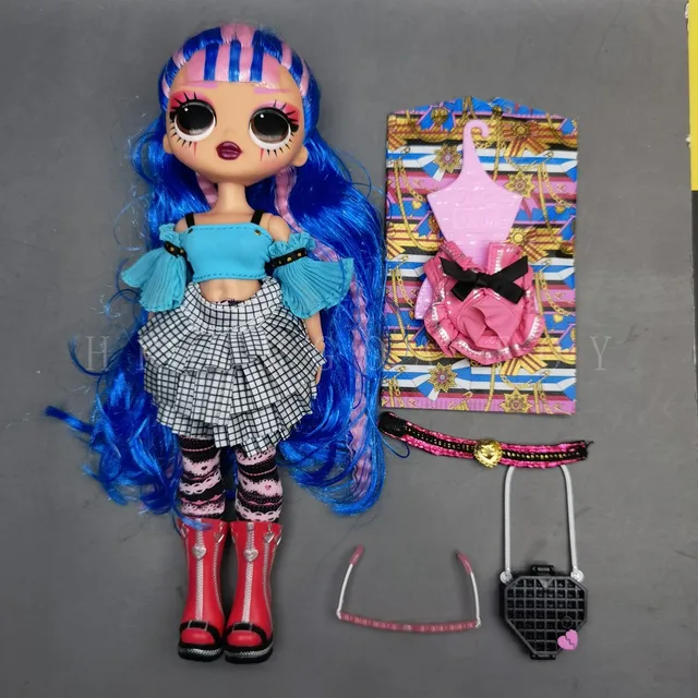 Original LOL Surprise OMG Big Sister World Travel Magic Movie Series Dressup Girl Gift Doll Contains Clothes Shoes 4