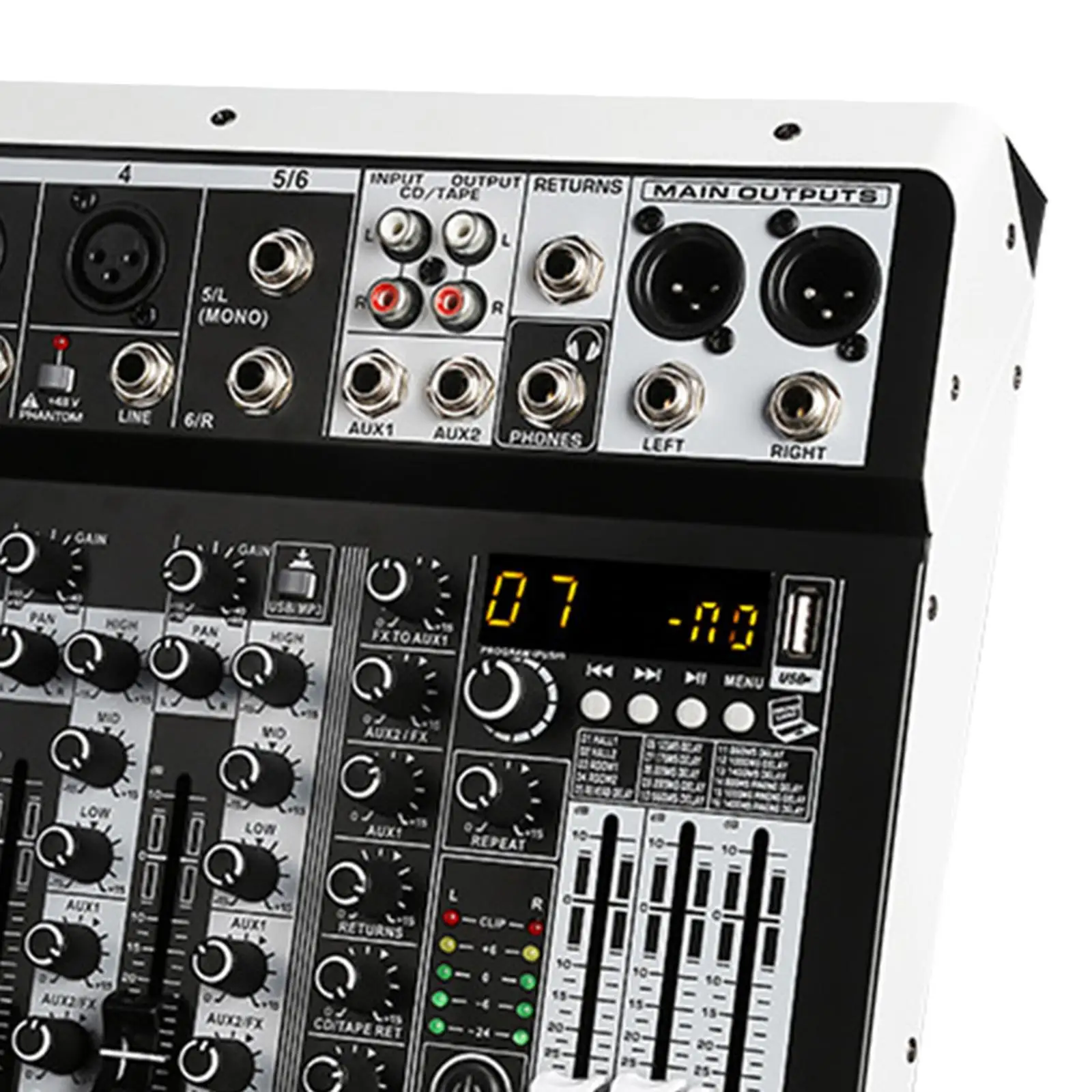 6 Channel Audio Mixer Sound Mixing Board Console System for Jukebox ...