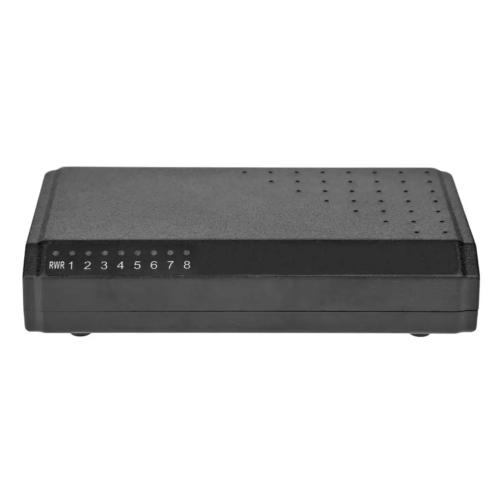 8 포트 6+2 POE 스위치 인젝터 전원 어댑터 없이 RJ45 이더넷을 통한 전원 공급 가족 네트워크 시스템 카메라용 10/100M 이더넷