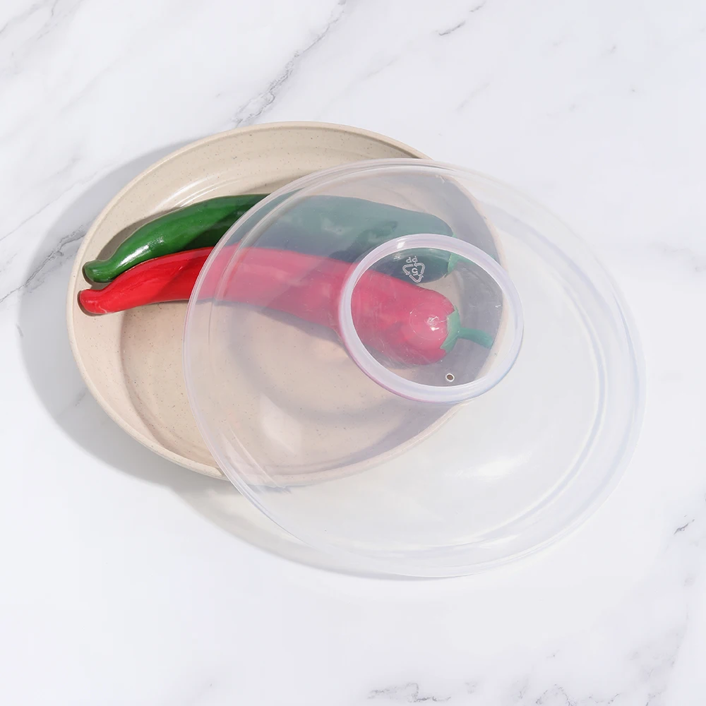 4pcs Microwave Heating Lid Food Insulation Lid Bowl Anti-oil Splash Vegetable Bowl Cover Fresh-keeping Food Cover