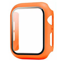 Premium Glass Cover Screen Protector for Apple Watch - Durable, High-Definition Protection (22 orange)
