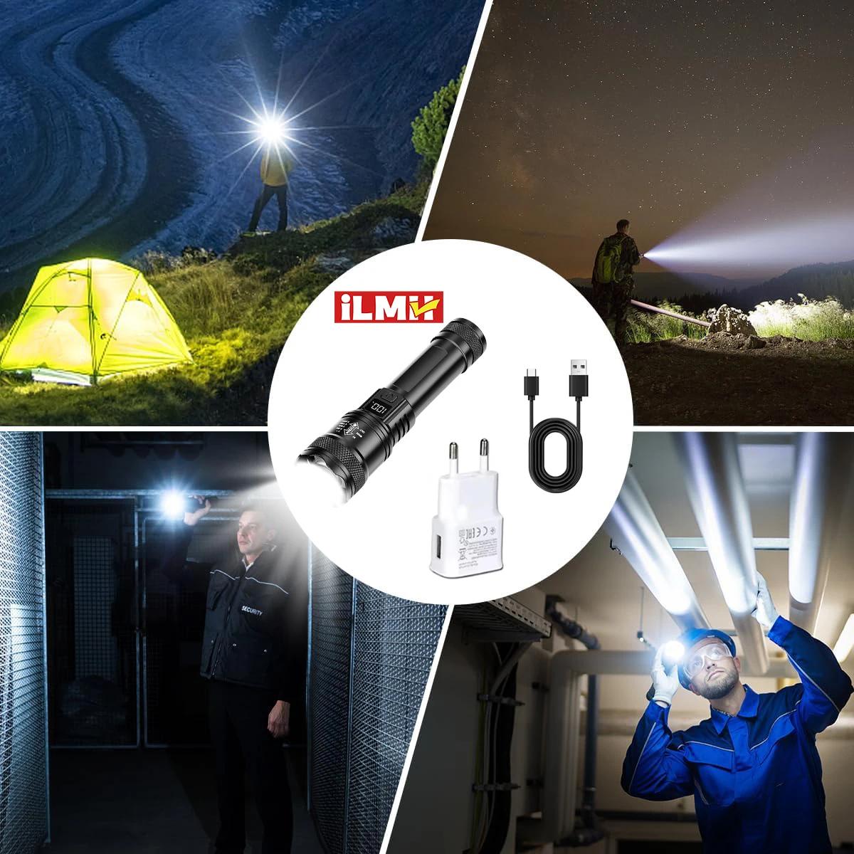 High Power Tactical Flashlight 6