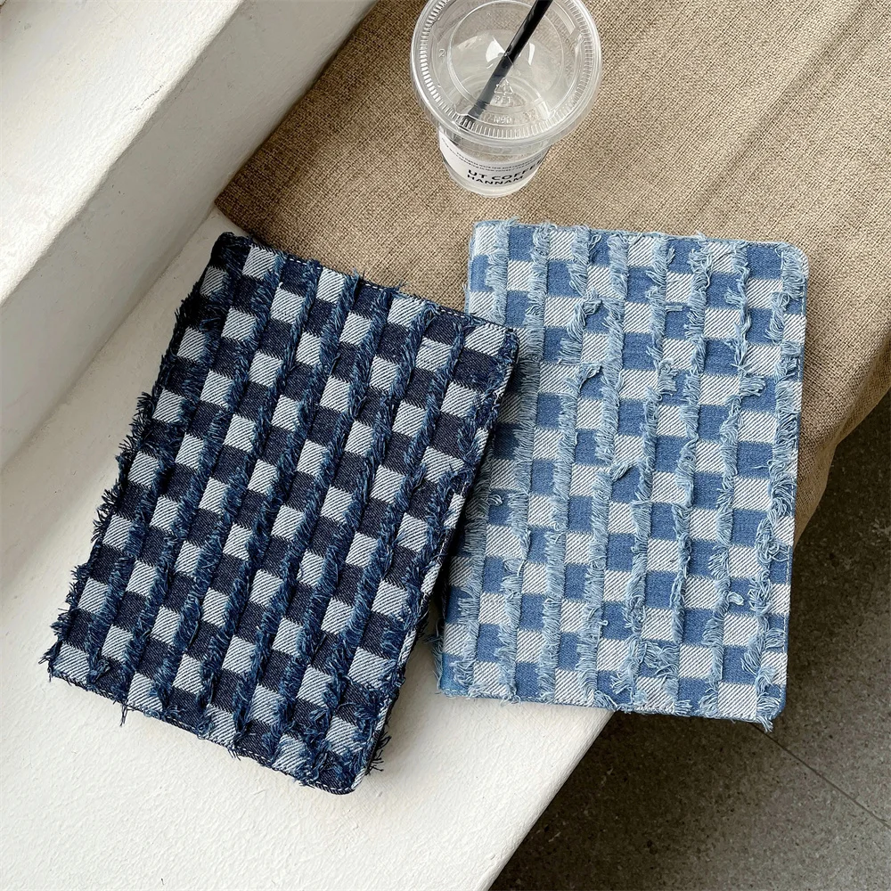 

Jeans Fabric Case for Mini6 Ipad 2021 Ipad Air4 Ipad Pro12 9 Case 2019 iPad 10.2 2017 2018 iPad 9.7 5/6th Air 2/3 10.5 Mini 5 6