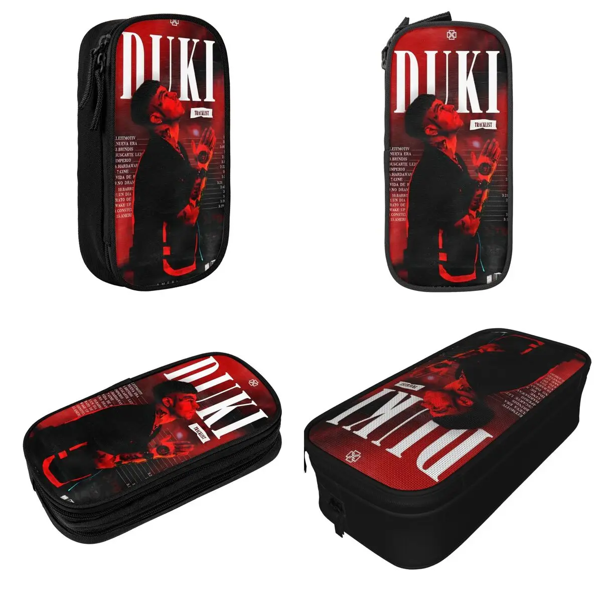 Lovely DUKI Rock Pencil Cases Pencilcases Pen Box for Student Big Capacity Bags Students School Zipper Stationery