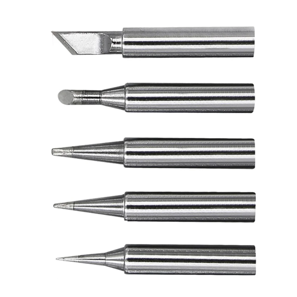 

1set Soldering Iron Tip I+B+K+3C+2.4D Replacement 936 Soldering Iron Tip Welding Head Lead-free Soldering Iron Tips