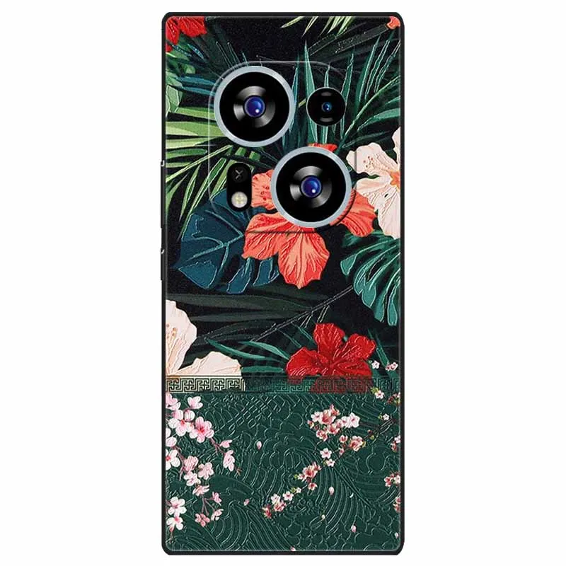 Charming 3D Relief Soft TPU Silicone Phone Case for Tecno Phantom X2 Series