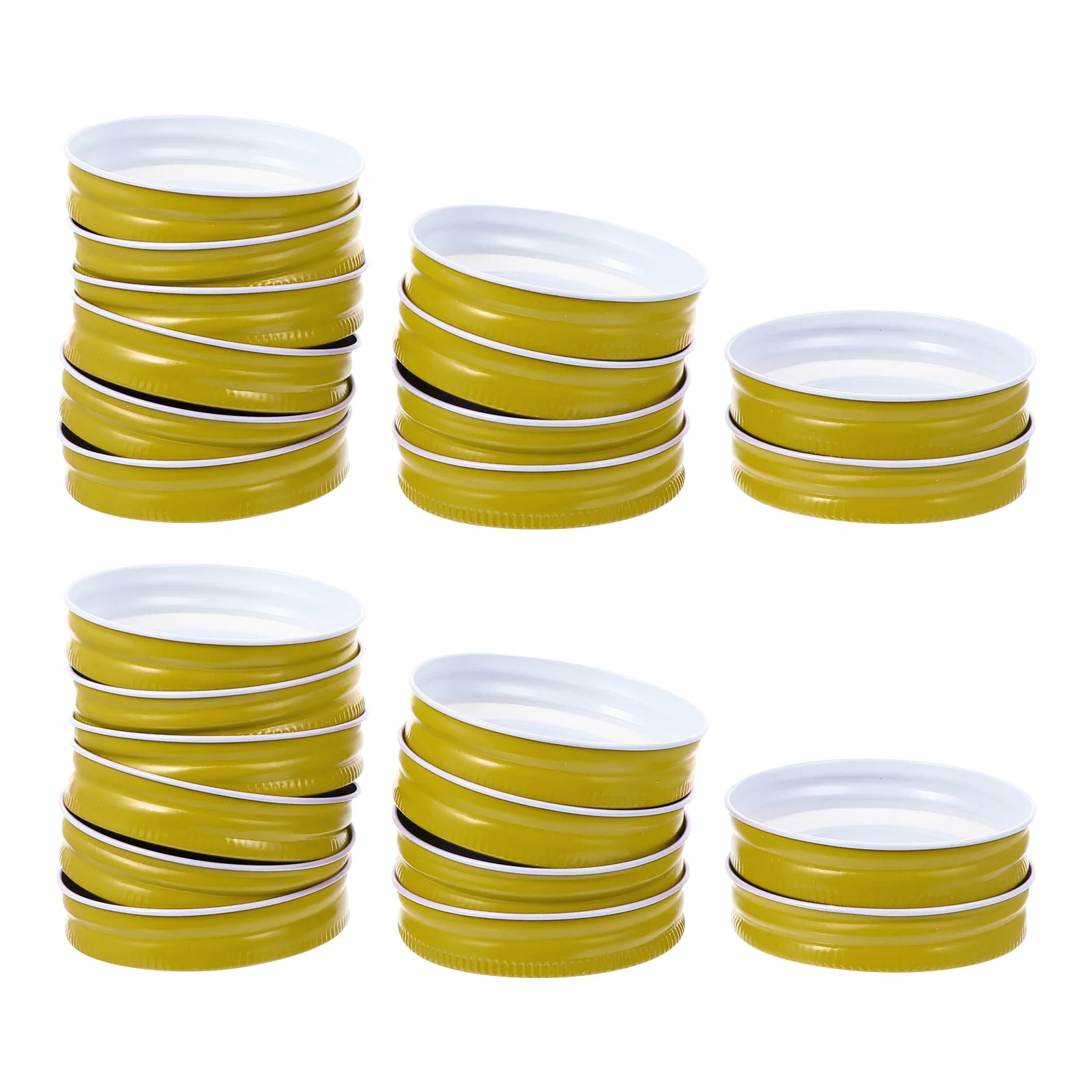 

Mason Jar Lids Tinplate Covers Sealing Caps for Bottles Storage Solid Cup Kids Ring