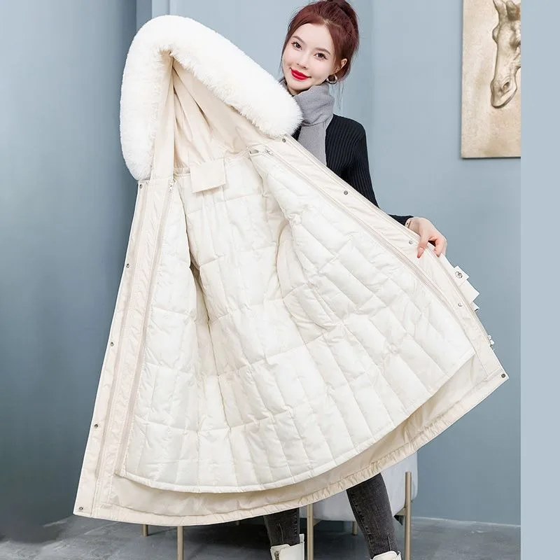 Рисунок 2 - Новинка 2023, женское пуховое пальто из хлопка