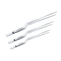 Pince médicale à baïonnette pour cire d'oreille, pince à bijoux coudée, pince à cérumen incurvée nasale, outil de nettoyage pour dissolvant de cils 6