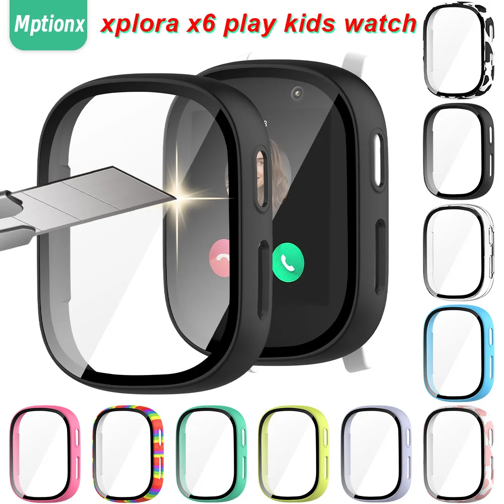Custodia Per Xploar X6 Play Kids Smart Watch Screen Protector Hard Full All-Around Protettivo Per Xplora X5 Play Accessories