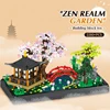 DIY Creative Zen Realm Garden Building Blocks Bonsai Tree Streetview Courtyard Potted Bouquet Assembled Brick Kids Toy Gift Deco 2