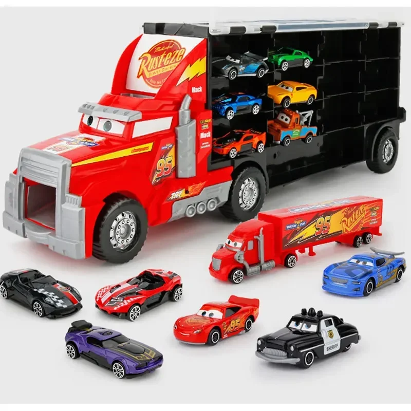 14piece Disney Pixar Cars lightning mcqueen Uncle Mack plastics