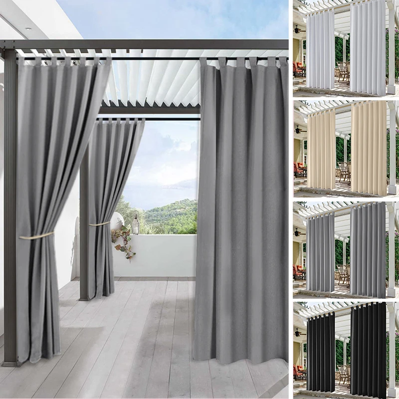 Outdoor Curtains Waterproof Drapes Uv Protection Curtains For Porch