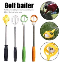 8 Sections Golf Ball Picker Golf Ball Retriever Telescopic Retriever Pick Up Grabber Claw Sucker Tool for Water Golf Gift 1