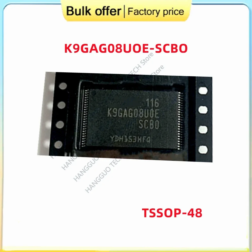 5 Teile/los original K9GAG08U0E K9GAG08UOE-SCBO K9GAG08U0E-SCB0 TSSOP-48 ic chip Beste qualität