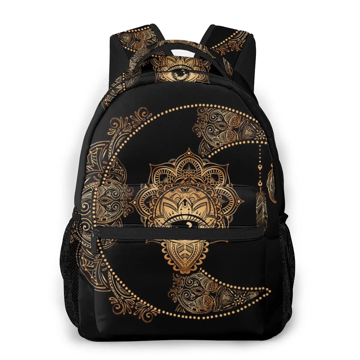 KayJayStyles Mochila con cremallera lateral hecha a mano de cáñamo del Himalaya Bohemain viajes, senderismo, bolso, Daypack1, Mochilas Daypack