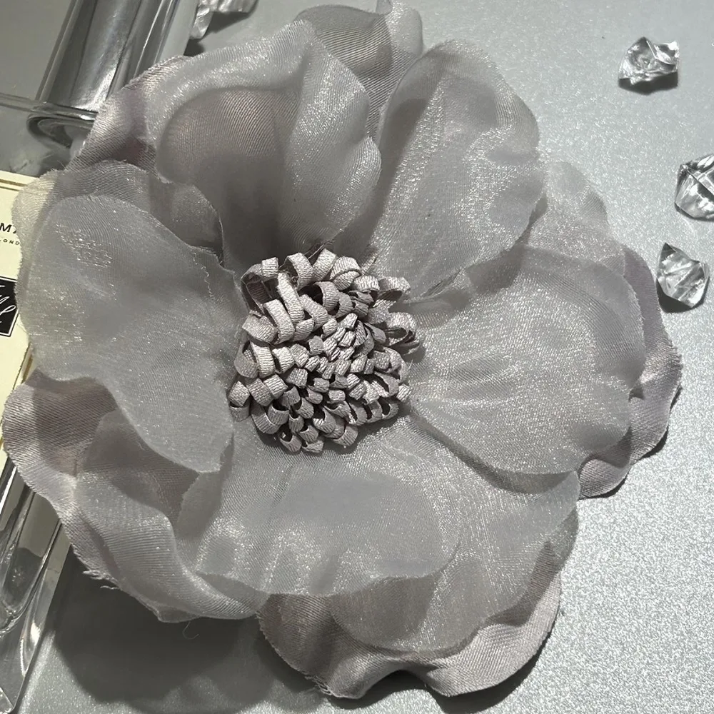 Colorful Fabric Art Camellia Flower Brooch for Women