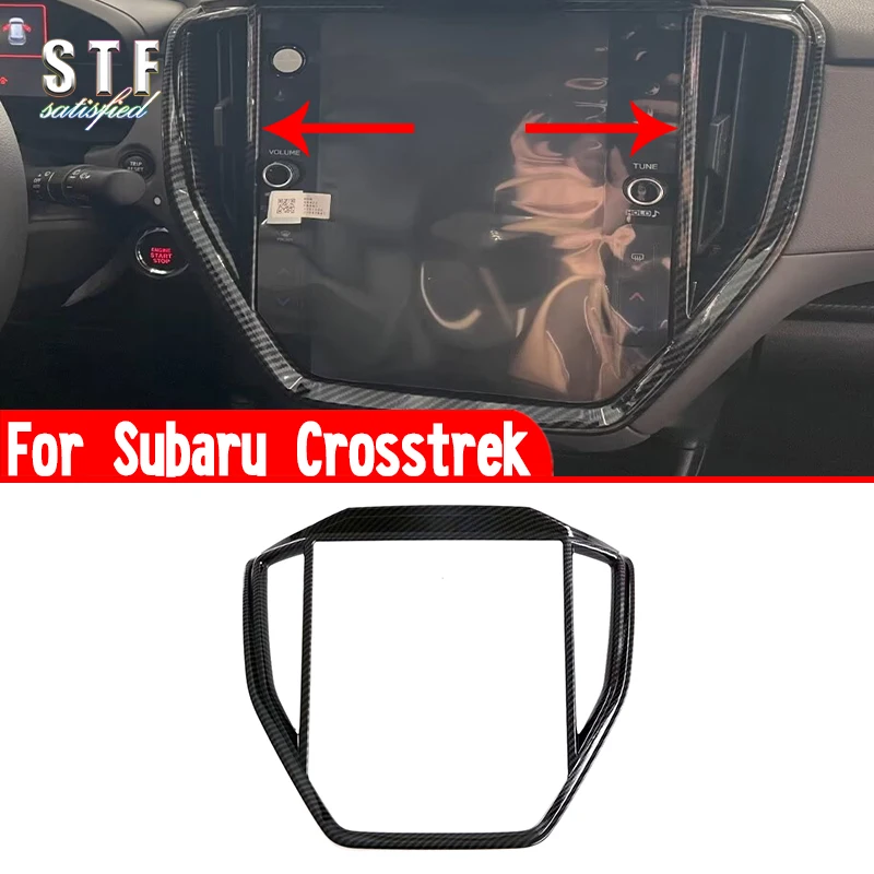 

ABS Interior Center Control LED Trim Accessories Stickers For Subaru Crosstrek 2024 2025