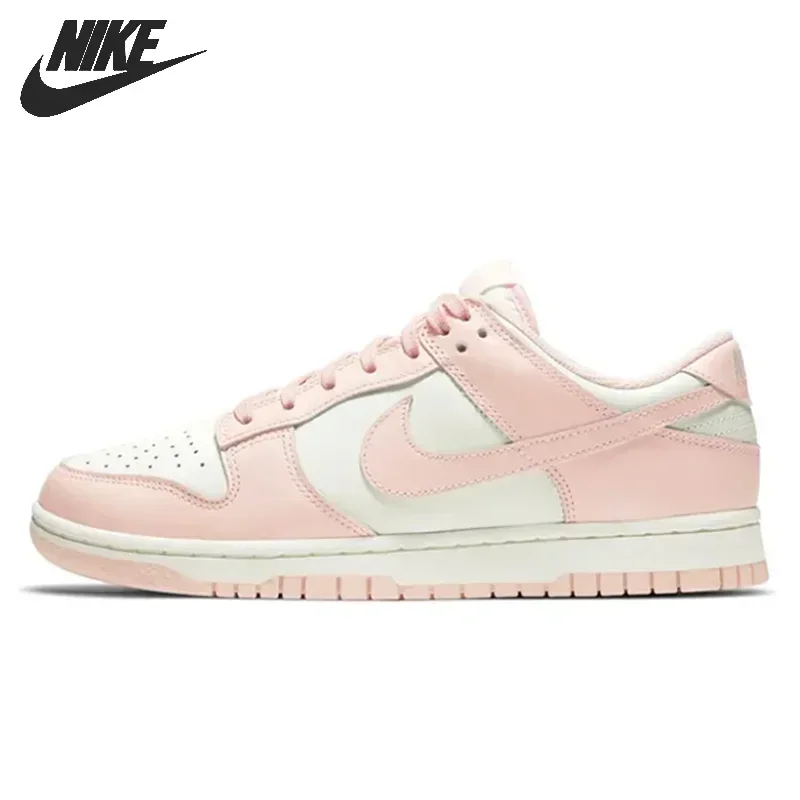 Nike-Dunk Low Skateboard Chaussures Pour Femmes Et Femmes, Cestini Classiques Unisexes, Orange Perle