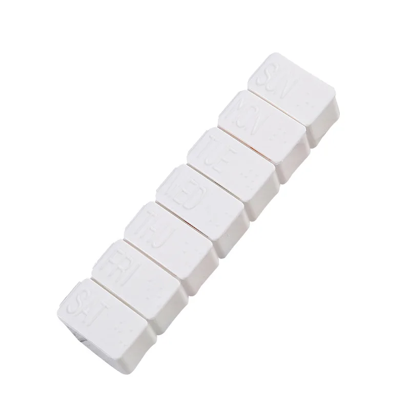 Compact Weekly Pill Organizer & Travel Medicine Storage Case