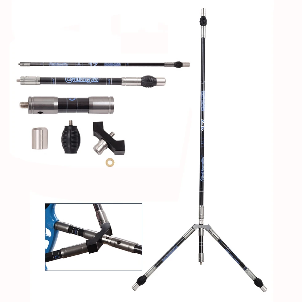 1Pc 17mm Archery Stabilizer Bar Carbon Balance Rod Side Extender Bar Damper Bow and Arrows for Archery Shooting Hunting