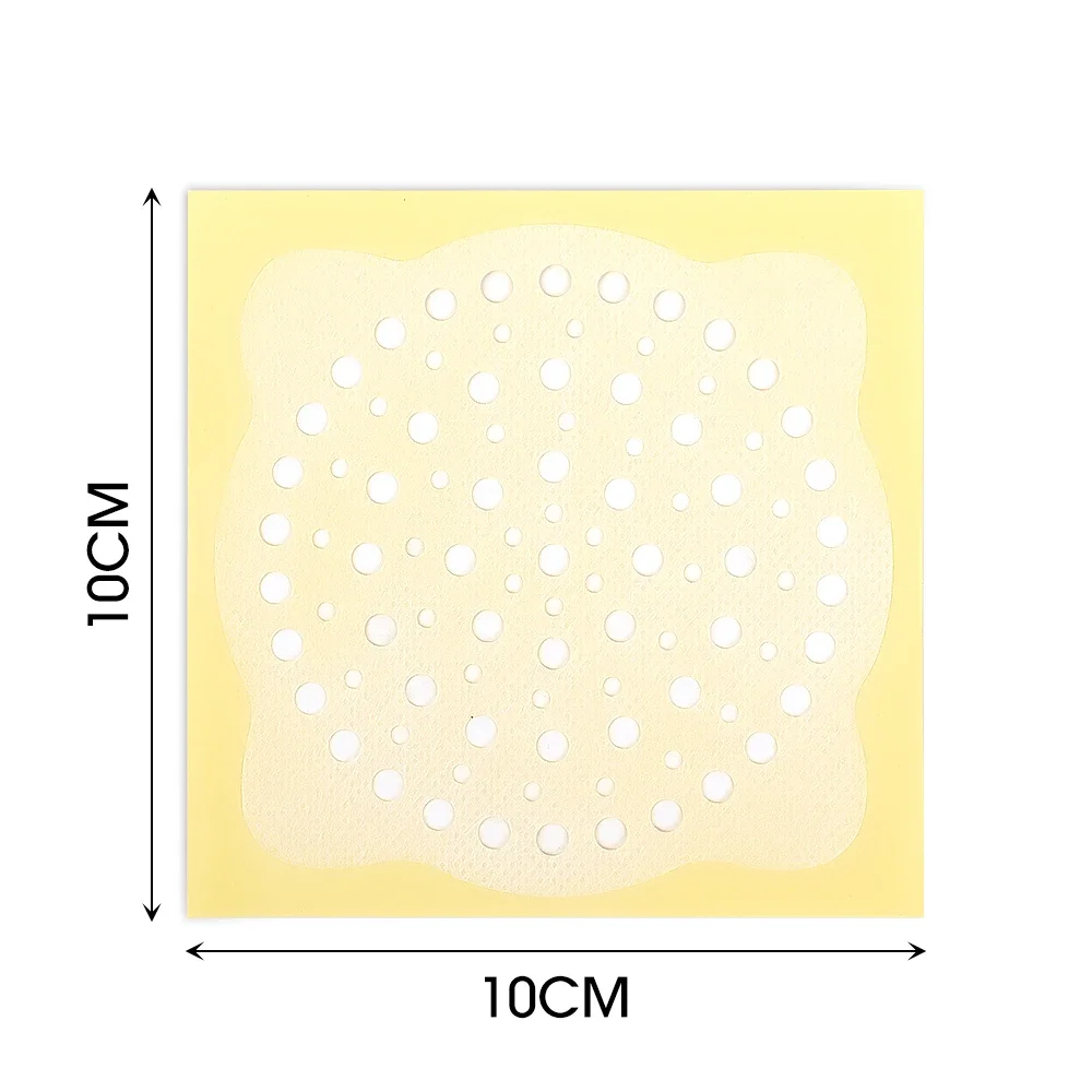 100/5pcs Mesh Disposable Floor Drain Sticker Hair Catcher Stopper Anti-blocking Filter Sticker Bathroom Shower Cleaning Tools 6