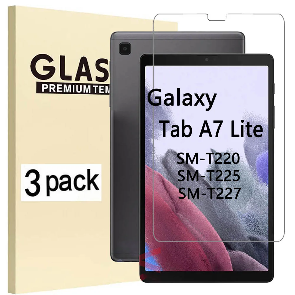 Tempered glass screen protector 3 Pack Tempered Glass Samsung Galaxy Tab A7 Lite 8.7 SM-T220 SM-T225 T220 T225 T227 Tablet Screen Protector Film
