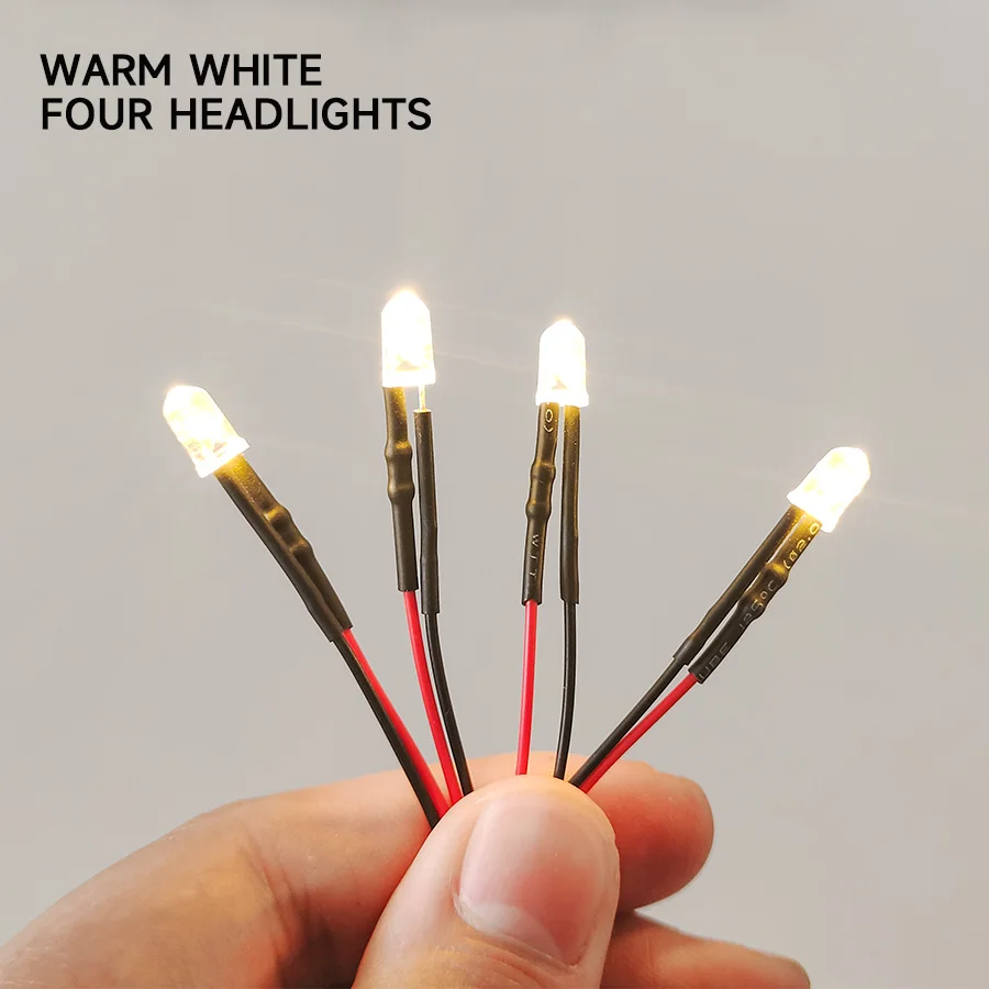 2/4/6 LED-Perlen mit USB-Anschluss, 5 V, Miniatur-Superhelle Lampe, DIY-Modellherstellung für Diorama, 1 Stück – Detail 5