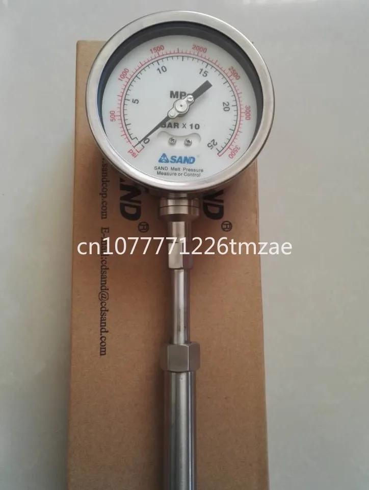 

PT135G series new pointer type high-temperature melt pressure gauge