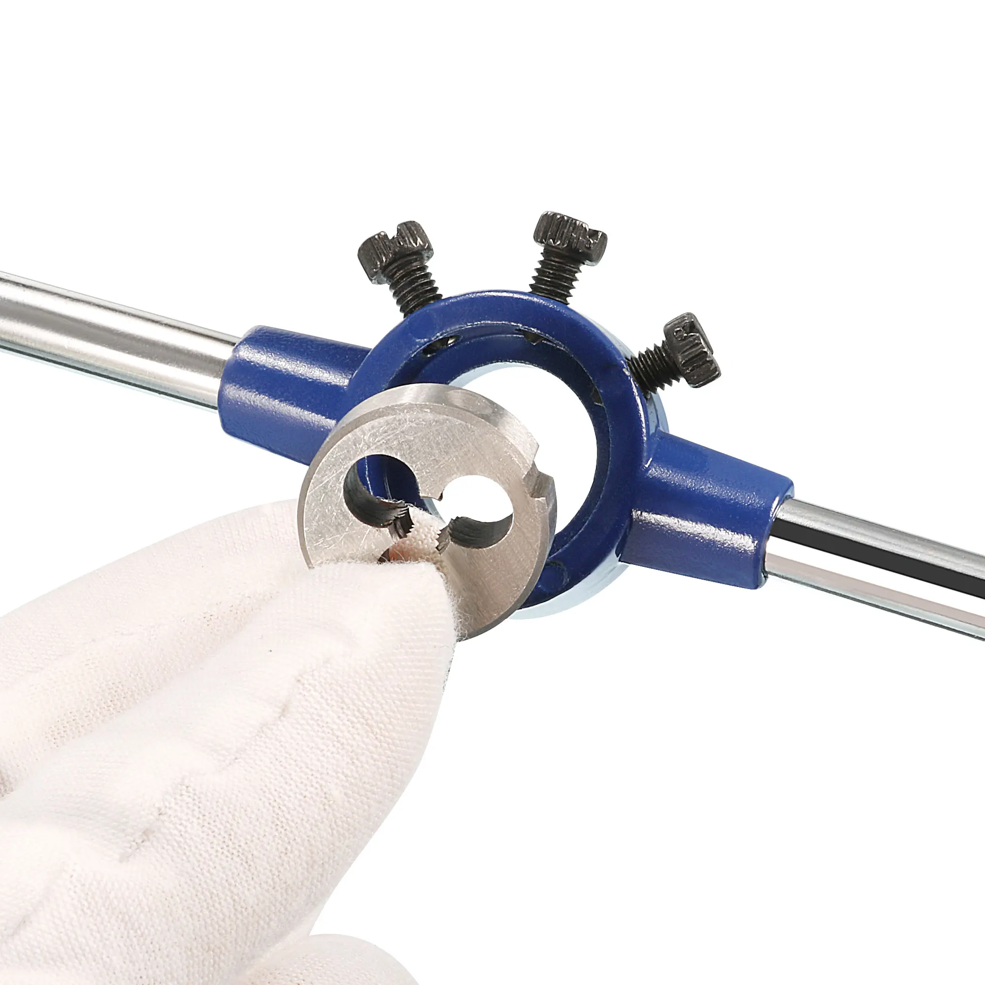 New Die Stock Holder Handle Wrench - 20mm Size For M3.5 To M6 Round Dies (US Stock)