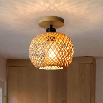 Bamboo Woven Lamp 1