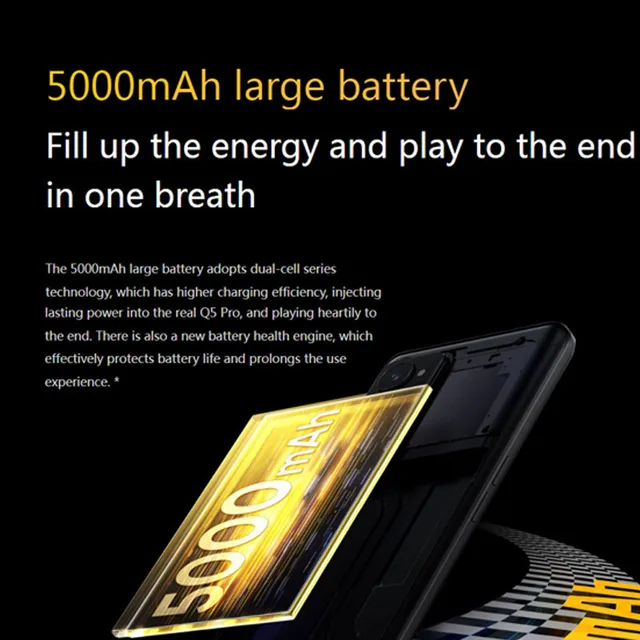 Global Rom realme Q5 Pro 5G Mobile Phone Snapdragon 870 6.62inch Smart phone AMOLED 120Hz UI 3.0 5000mAh 80W Charge Android 12 4