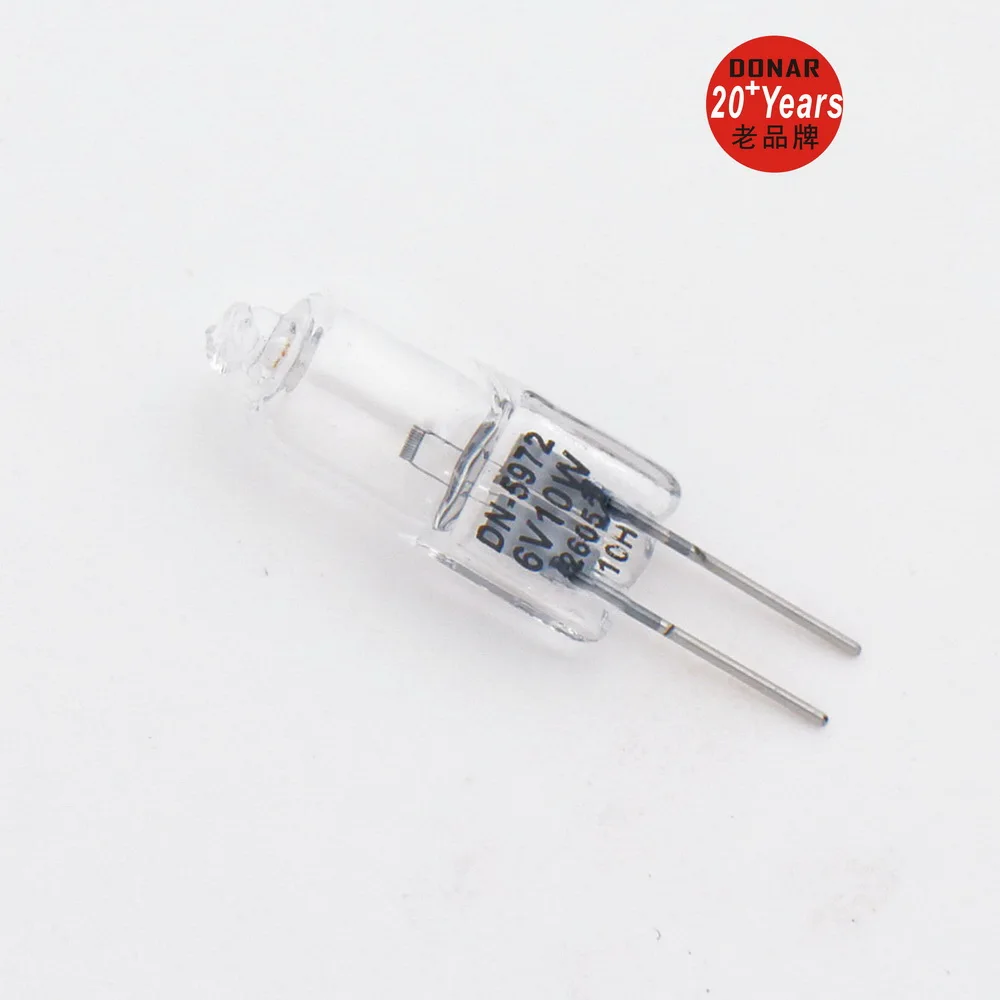 6V 10W G4 halogen light bulb DN-26052 5972 1000857 64223hlx 64223 for Nikon Zei*s Leitz Olympus microscope