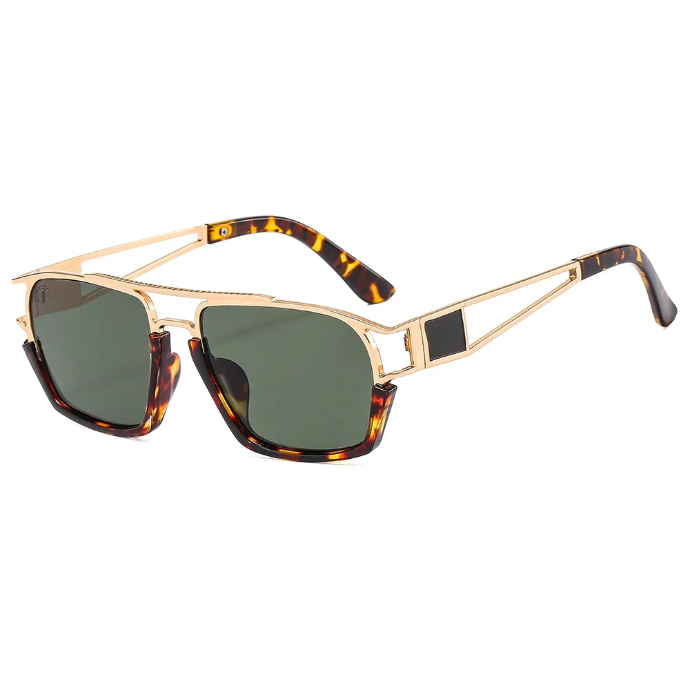

Luxury Brand Retro Double Bridges Square Women Sunglasses Fashion Designer Gradient Shades Men Trending Sun Glasses