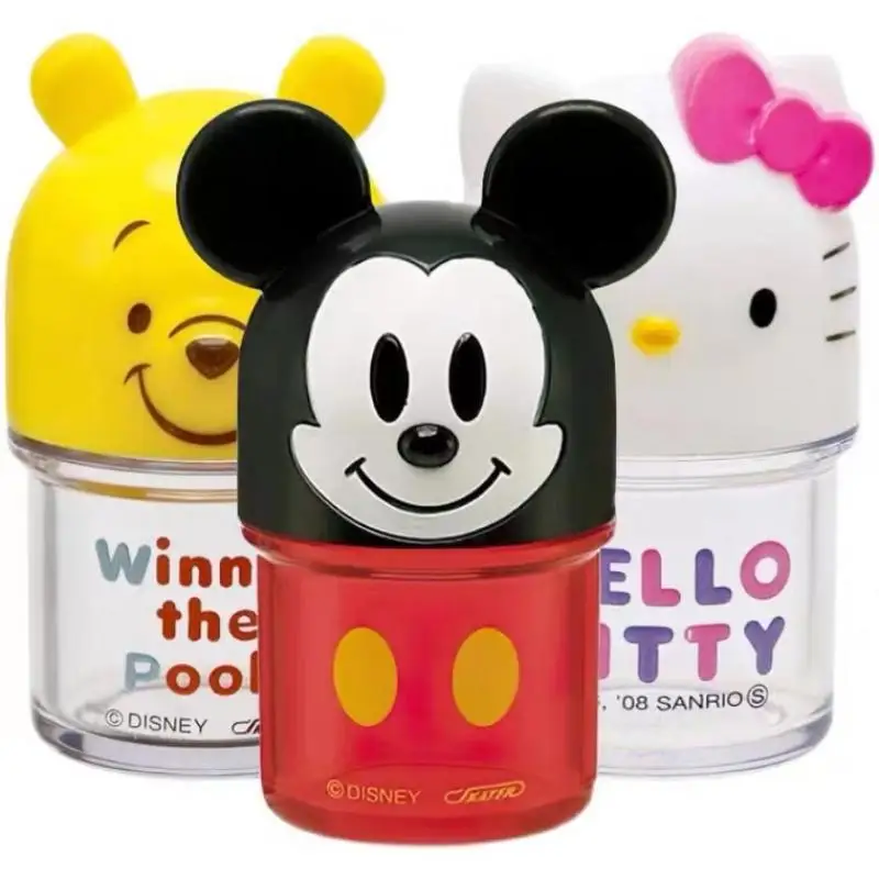 

New Hellokitty Condiment Box Kawaii Winnie Mickey Mouse Cartoon Portable Plastic Condiment Sauce Box Kitchen Condiment Bottle