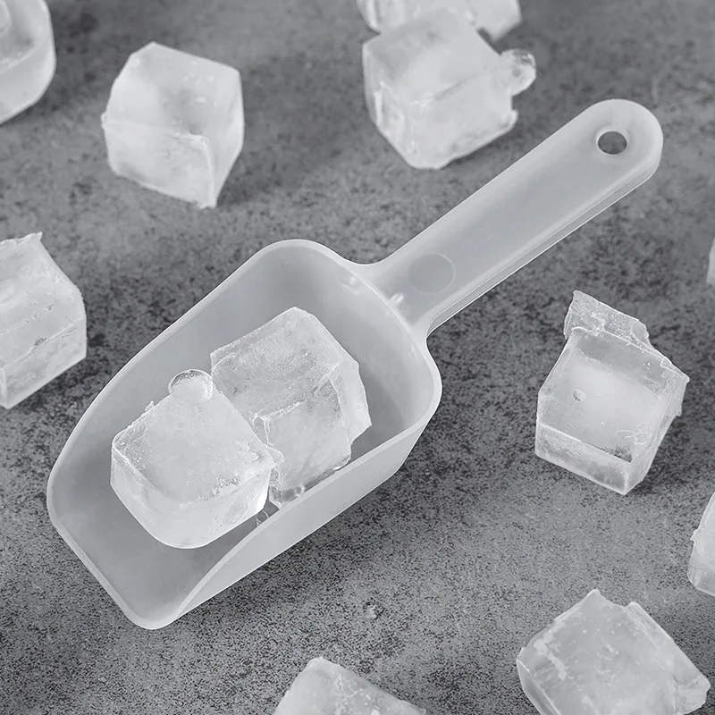 

Mini Plastic Ice Scoop Measuring Scoops Multifunctional Plastic Shovel Rice Grains Shovel Ice Cube Accessories Ice Cream Tool