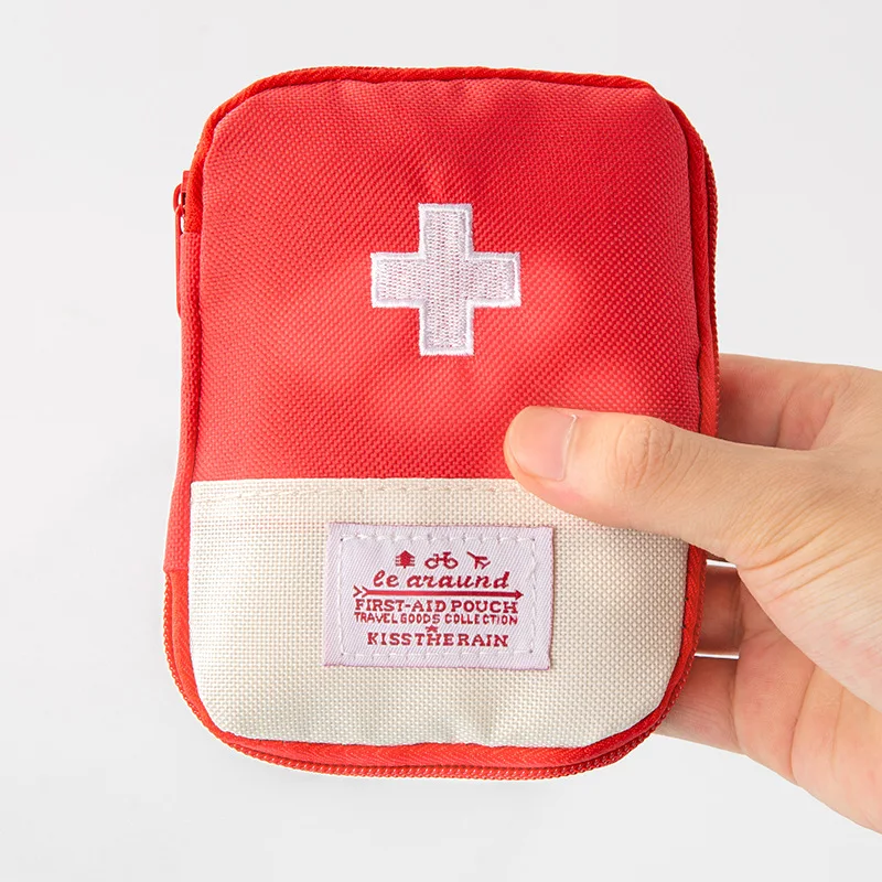 Compact Travel and Home First Aid Kit with Drug Storage and Epidemic Prevention Essentials