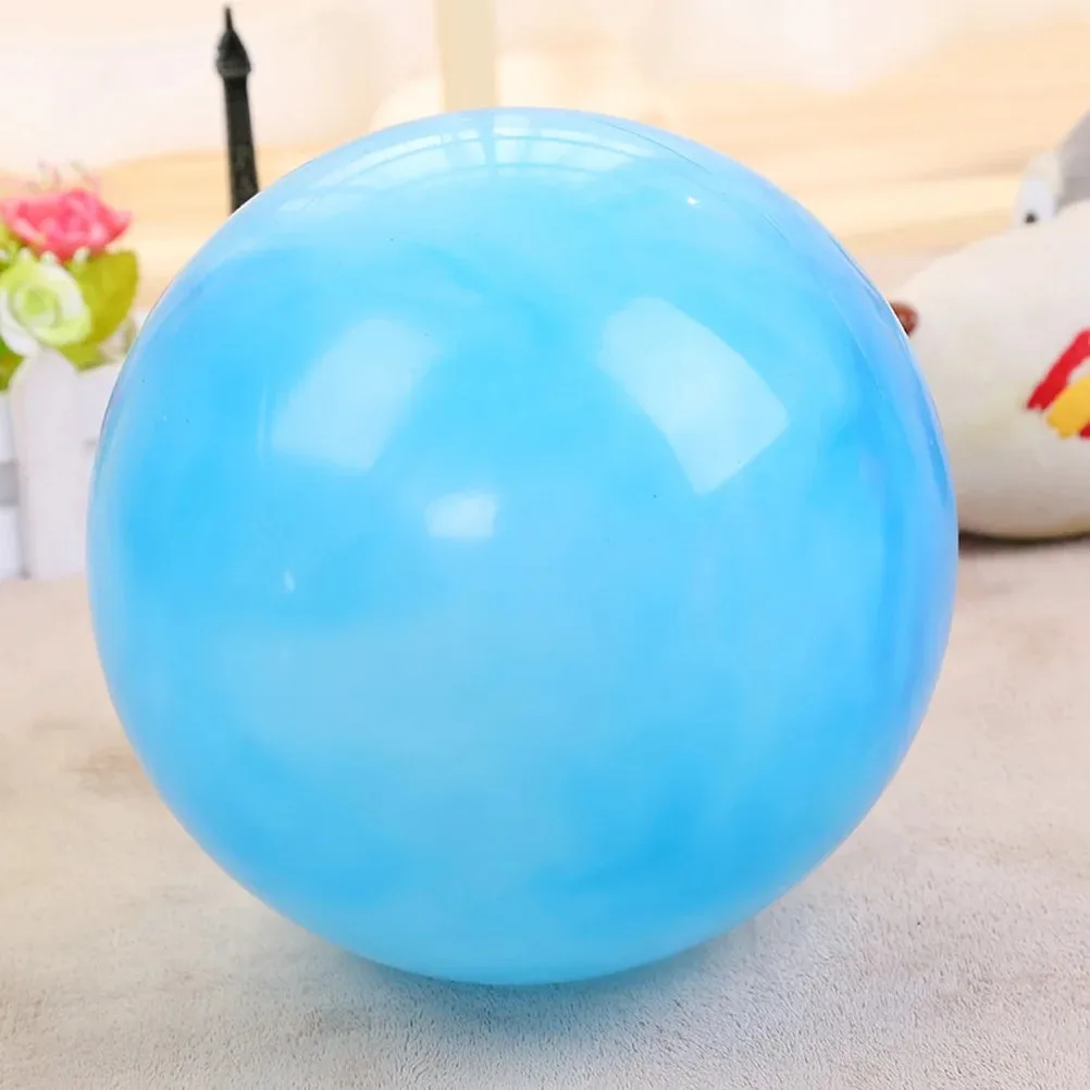 5pcs Plastic Air Filled Pit Ball Bouncy Rubber Balls for Toddlers and Kids Playing 5